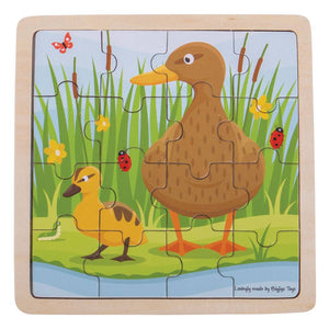 Bigjigs Toys Duck & Duckling Puzzle