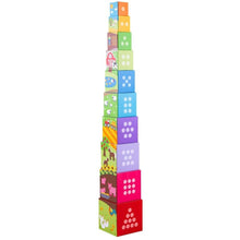 Load image into Gallery viewer, Bigjigs Toys Farmyard Stacking Cubes