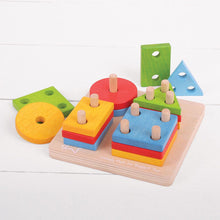 Load image into Gallery viewer, Bigjigs Toys First Four Shape Sorter