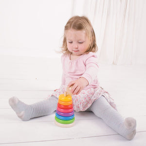 Bigjigs Toys First Rainbow Stacker