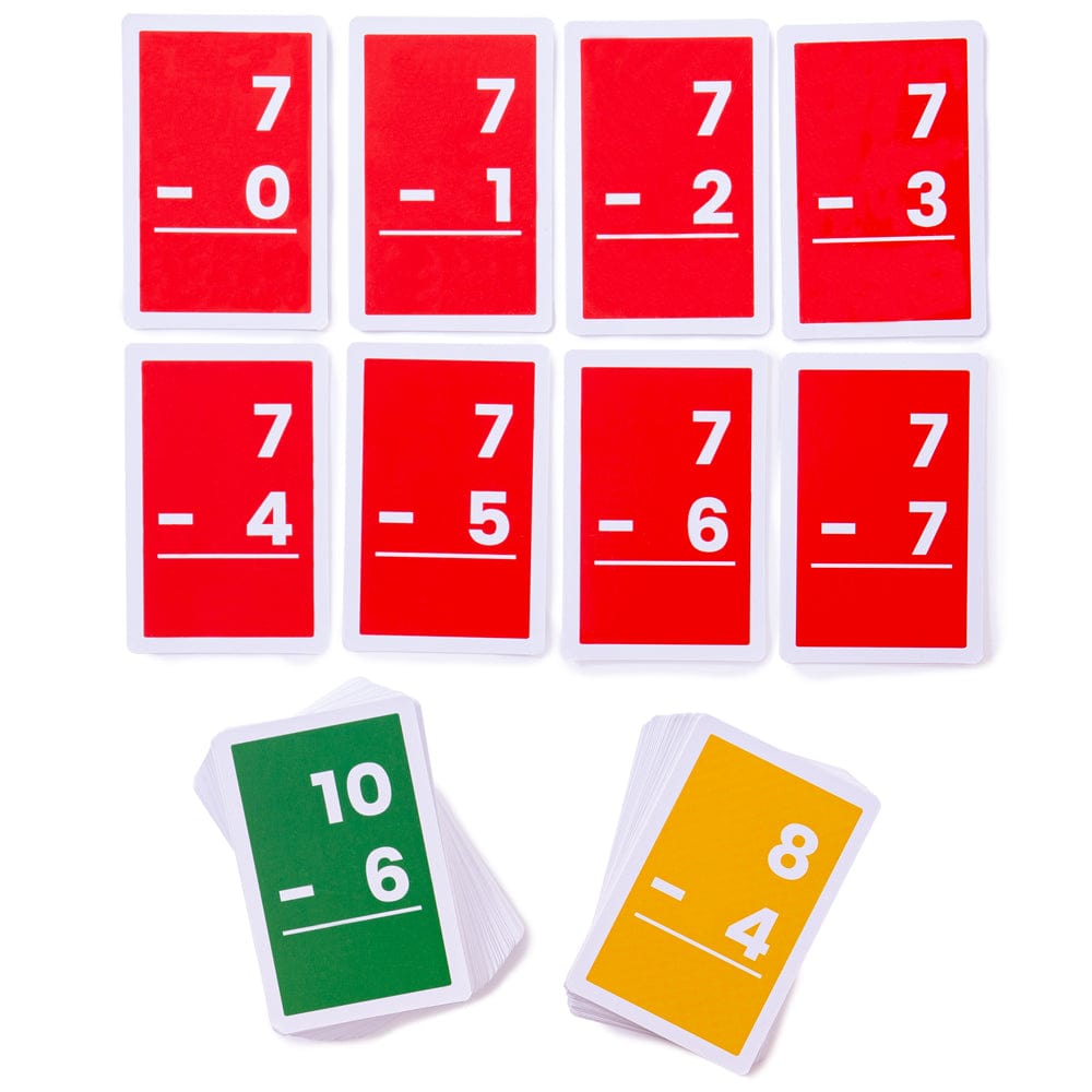Bigjigs Toys Flashcards - Subtraction 1 to 10