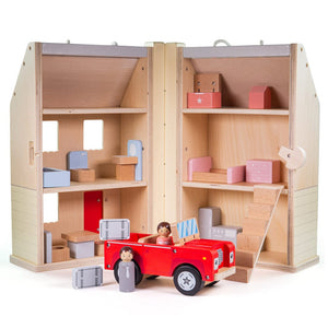 Bigjigs Toys Folding Dolls House Set
