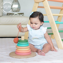 Load image into Gallery viewer, Wiwiurka Toys Forest Dreams MONTESSORI RING TOWER SET by Wiwiurka Toys
