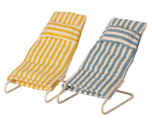 Load image into Gallery viewer, Maileg USA Furniture Beach Chair Set