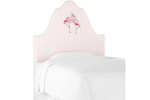 Gray Malin x Cloth & Company Furniture Flamingo Stripe - English Pink / Twin Gray Malin and Cloth & Co. Southport Headboard