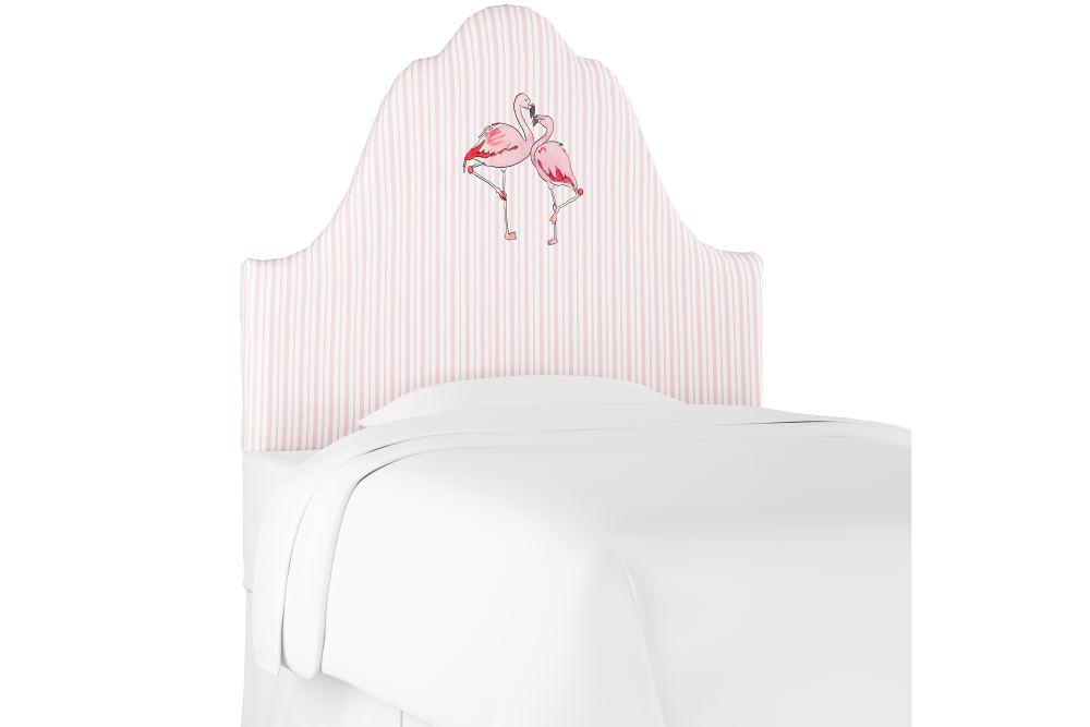 Gray Malin x Cloth & Company Furniture Flamingo Stripe - English Pink / Twin Gray Malin and Cloth & Co. Southport Headboard