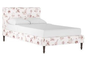 Gray Malin x Cloth & Company Furniture Malin Toile - Pink / Twin Gray Malin and Cloth & Co. Platform Bed