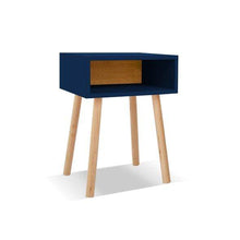 Load image into Gallery viewer, Nico and Yeye Furniture MAPLE / DEEP BLUE Nico and Yeye Minimo Modern Kids Nightstand