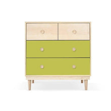 Load image into Gallery viewer, Nico and Yeye Furniture MAPLE / GREEN Nico and Yeye Lukka Modern Kids 4-Drawer Dresser
