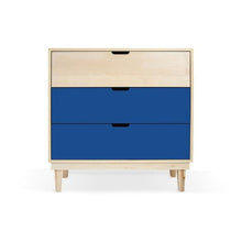 Load image into Gallery viewer, Nico and Yeye Furniture MAPLE / PACIFIC BLUE Nico and Yeye Kabano Modern Kids 3-Drawer Dresser