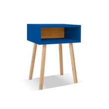 Load image into Gallery viewer, Nico and Yeye Furniture MAPLE / PACIFIC BLUE Nico and Yeye Minimo Modern Kids Nightstand