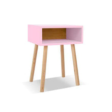 Load image into Gallery viewer, Nico and Yeye Furniture MAPLE / PINK Nico and Yeye Minimo Modern Kids Nightstand