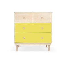 Load image into Gallery viewer, Nico and Yeye Furniture MAPLE / YELLOW Nico and Yeye Lukka Modern Kids 4-Drawer Dresser