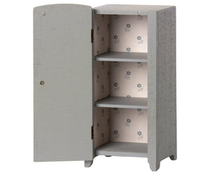 Maileg USA furniture Miniature Closet, Grey