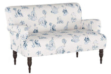 Load image into Gallery viewer, Gray Malin x Cloth &amp; Company Furniture Toile Nicola - Blue Gray Malin and Cloth &amp; Co. Kids Settee