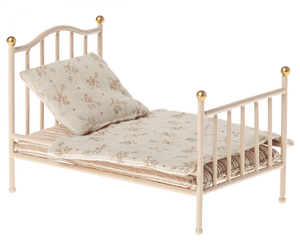Maileg USA Furniture Vintage Bed, Mouse - Rose