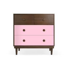 Load image into Gallery viewer, Nico and Yeye Furniture WALNUT / PINK Nico and Yeye Lukka Modern Kids 4-Drawer Dresser