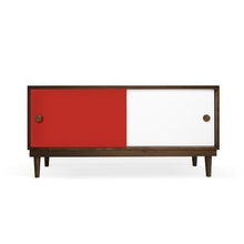 Load image into Gallery viewer, Nico and Yeye Furniture WALNUT / RED Nico and Yeye Lukka Modern Kids Credenza Console