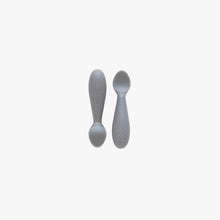 Load image into Gallery viewer, ezpz Gray Tiny Spoon Twin-Pack by ezpz