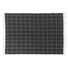 Load image into Gallery viewer, OYOY Grid Rug - Offwhite / Anthracite