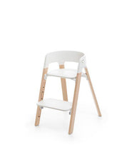 Load image into Gallery viewer, Stokke High Chairs Chair / White Seat / Natural Legs Stokke® Steps™ Chair