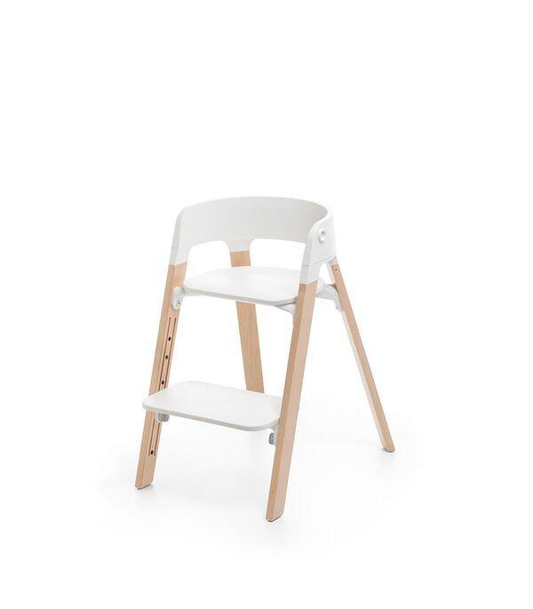 Stokke High Chairs Chair / White Seat / Natural Legs Stokke® Steps™ Chair