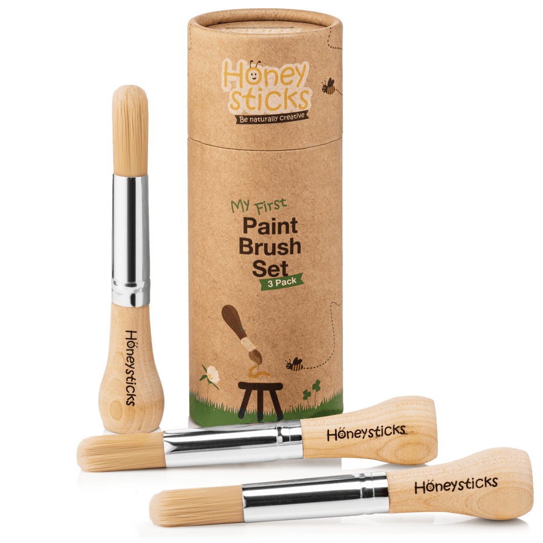 Honeysticks USA Honeysticks My First Paint Brush Set - 3 Pack by Honeysticks USA
