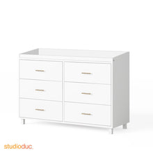 Load image into Gallery viewer, ducduc dresser white indi doublewide dresser