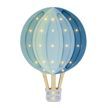 Load image into Gallery viewer, Little Lights US lamp Blue Rainbow Little Lights Hot Air Balloon Lamp