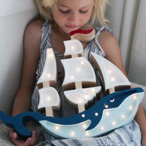 Little Lights US lamp Little Lights Whale Ship Lamp