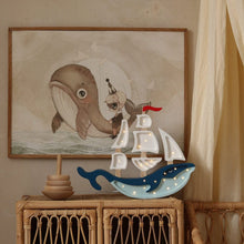 Load image into Gallery viewer, Little Lights US lamp Little Lights Whale Ship Lamp