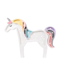 Load image into Gallery viewer, Little Lights US lamp Multicolor Glitter Little Lights Unicorn Lamp