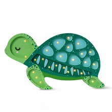 Load image into Gallery viewer, Little Lights US lamp Ocean Green Little Lights Turtle Lamp