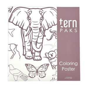 ternPaks Large Coloring Sheet: Animal Kingdom