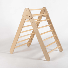 Load image into Gallery viewer, Wiwiurka Toys Large / Plywood / Natural PIKLER CLIMBING FOLDABLE TRIANGLE by Wiwiurka Toys