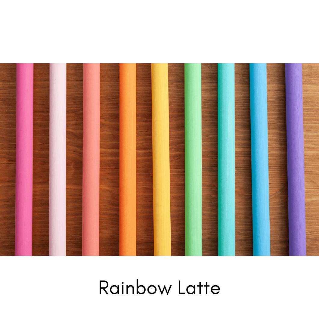 Wiwiurka Toys Large / Plywood / Rainbow Latte (pastel rods stained sideboards) PIKLER CLIMBING FOLDABLE TRIANGLE by Wiwiurka Toys