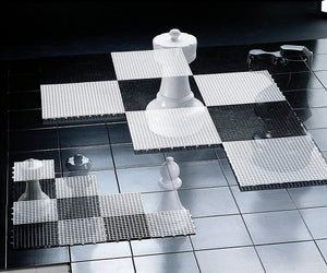 KETTLER USA Lawn Games KETTLER® Giant 8x8 Tile Game Board For Use With Oversized Chess or Checker Sets