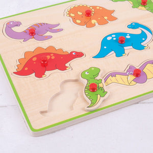 Bigjigs Toys Lift Out Puzzle (Dinosaurs)