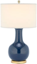 Load image into Gallery viewer, Safavieh Lighting Royal Blue Safavieh Ceramic Paris Lamp