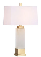 Load image into Gallery viewer, Safavieh Lighting Safavieh Rozella Alabaster  29.5-Inch Table Lamp