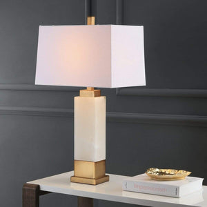 Safavieh Lighting Safavieh Rozella Alabaster  29.5-Inch Table Lamp