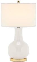Load image into Gallery viewer, Safavieh Lighting White Safavieh Ceramic Paris Lamp