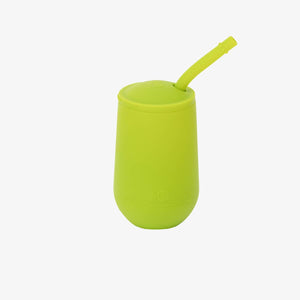 ezpz Lime Happy Cup + Straw System by ezpz