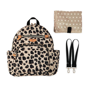 TWELVElittle Little Companion Diaper Bag Backpack in Leopard Print 2.0