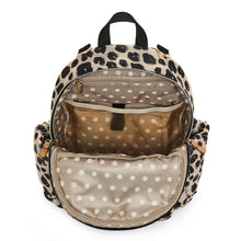 Load image into Gallery viewer, TWELVElittle Little Companion Diaper Bag Backpack in Leopard Print 2.0