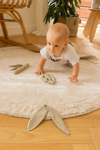 Lorena Canals Lorena Canals Bamboo Leaf Washable Play Rug