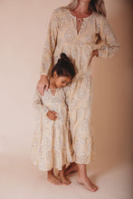 Load image into Gallery viewer, Malabar Baby Malabar Block Printed Women&#39;s Kaftan Dress - Oia