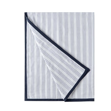 Load image into Gallery viewer, Malabar Baby Malabar Cairo Blue Striped Cotton Dohar Blanket