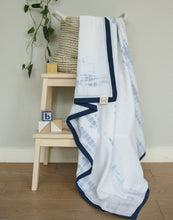 Load image into Gallery viewer, Malabar Baby Malabar Kyoto Blue Cotton Dohar