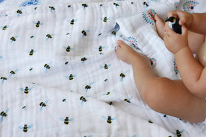 Malabar Baby Malabar Organic Snug Blanket - Bees